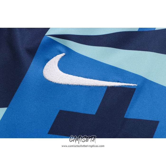 Chandal del Inter Milan 2022-2023 Manga Corta Azul - Pantalon Corto